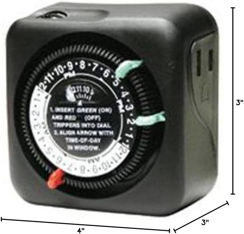 TN111RM40 Timer, Lampandsmall Appliance - Black